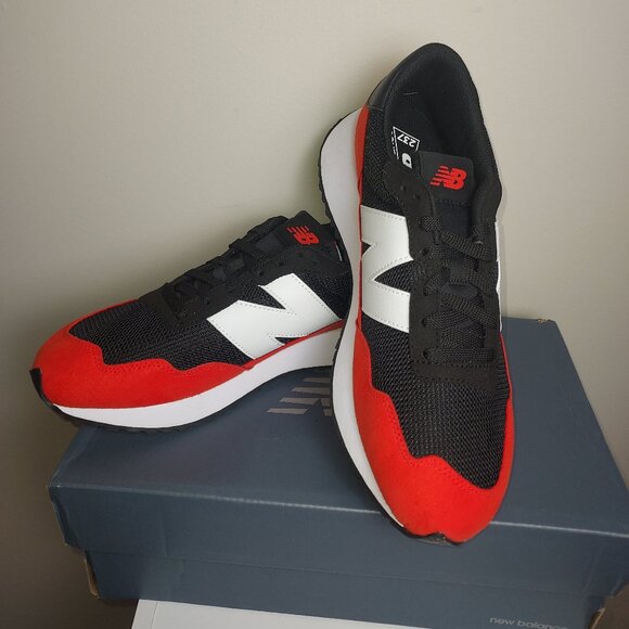 New Balance Black/Neo flame sneakers. - Picture 1 of 6